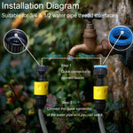 Load image into Gallery viewer, 50ft Expandable Garden Hose with Reel – Lightweight Flexible Water Hose with 8-Pattern Nozzle, Anti-Leak Design, Fits 1/2” &amp; 3/4” Faucets
