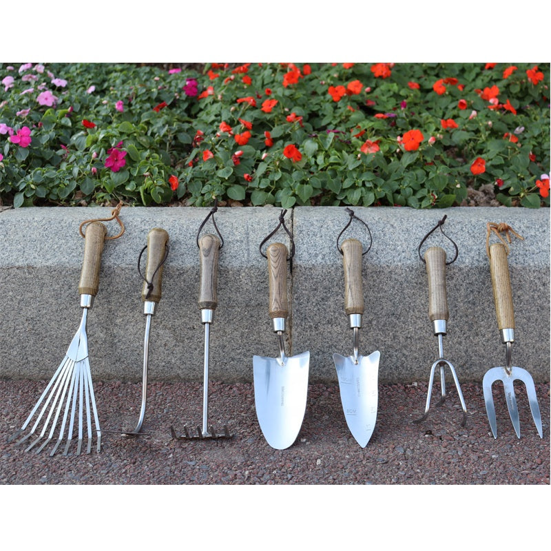 Stainless Steel Garden Tool Set – Durable Soil Digging Trowel & Agricultural Pruning Hand Tools