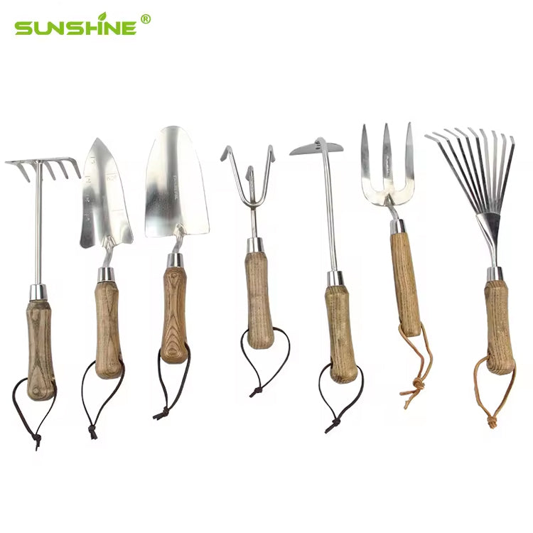 Stainless Steel Garden Tool Set – Durable Soil Digging Trowel & Agricultural Pruning Hand Tools