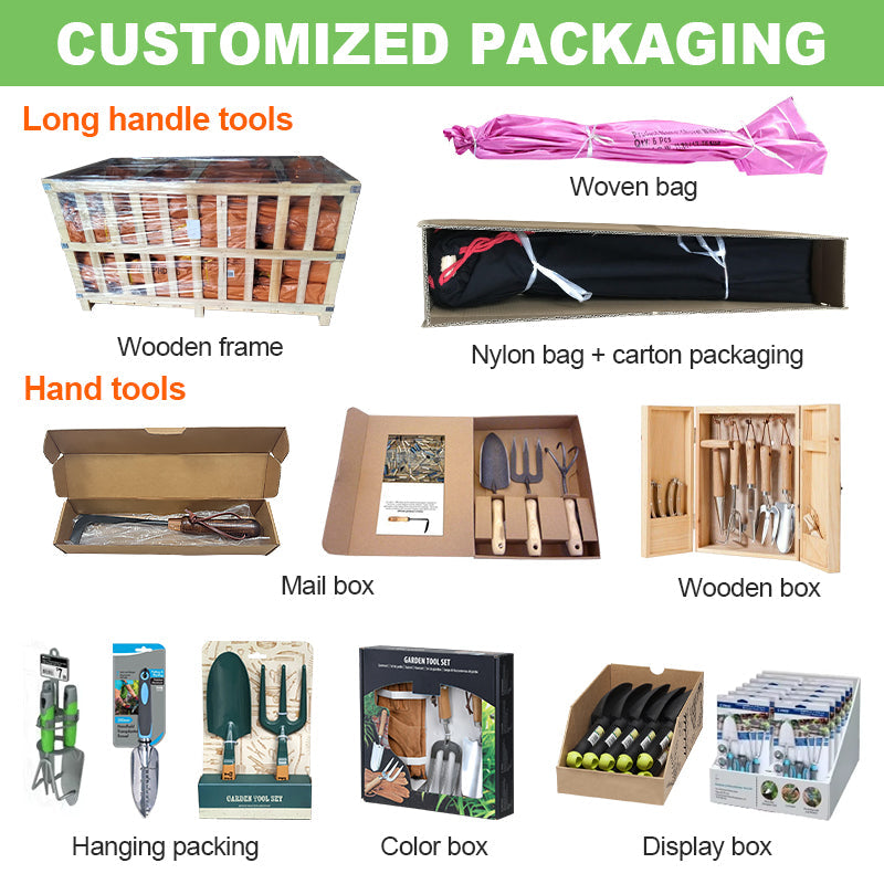 Stainless Steel Garden Tool Set – Durable Soil Digging Trowel & Agricultural Pruning Hand Tools